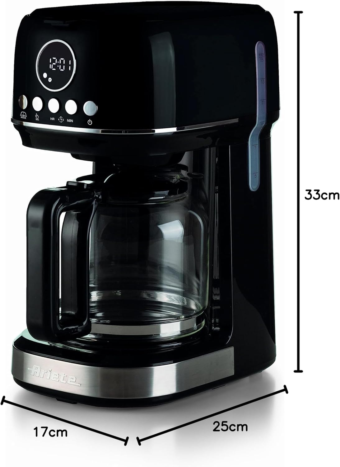 Máquina de CaféAriete Manual Moderna Preta