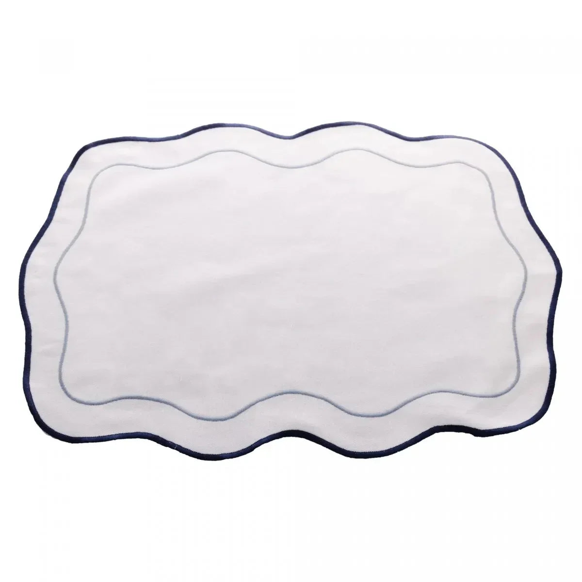 Jogo 2 Lugares Americanos Wolff de Algodão Branco 33cm x 45cm