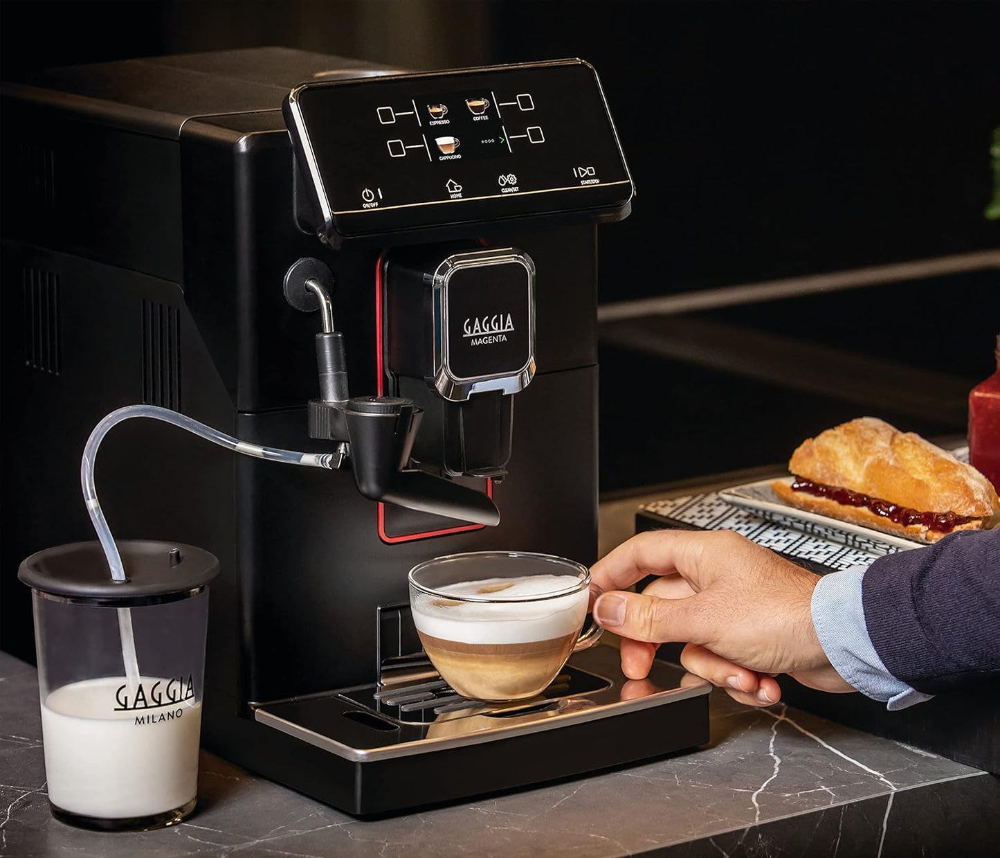 Cafeteira Gaggia Magenta Milk Italiana Espresso Automática