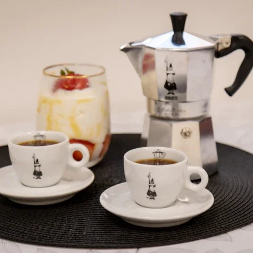 Xícara Com Pires Para Café Espresso Bialetti 75ml