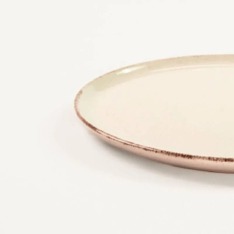 Prato Raso de Cerâmica Laguna Off 27 cm Noah - NDI