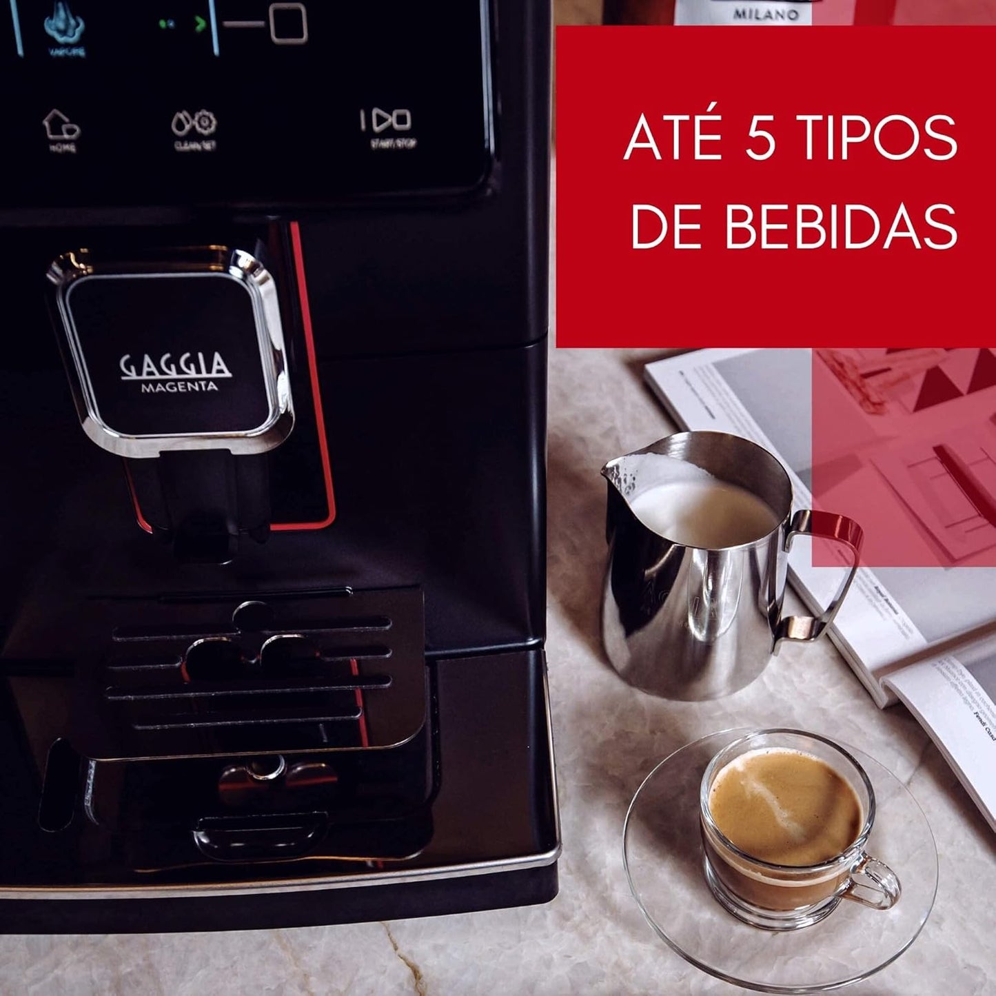 Cafeteira Gaggia Magenta Plus Italiana Espresso Automática