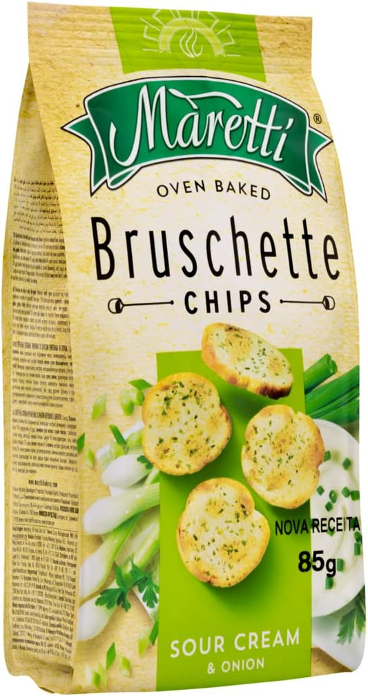 Snack de Trigo Bruschetta Bul Maretti Sour Cream & Onion 85 g