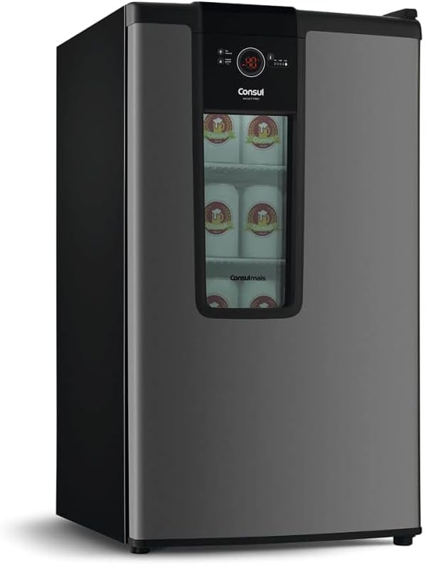 Cervejeira Consul 82L Frost Free C/ Display Porta Titanium