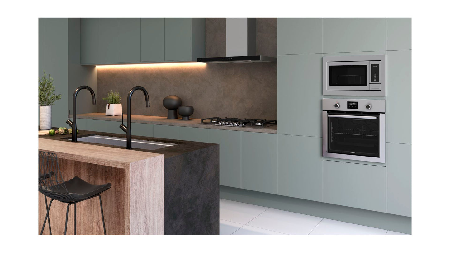 Forno De Bacco Micro-ondas Zurique Steel Touch 60 cm 11 Funções