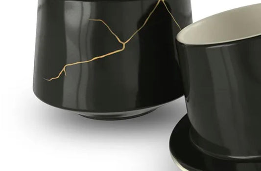 Manteigueira Francesa Ceramica Ceraflame Brisa Ouro 250g