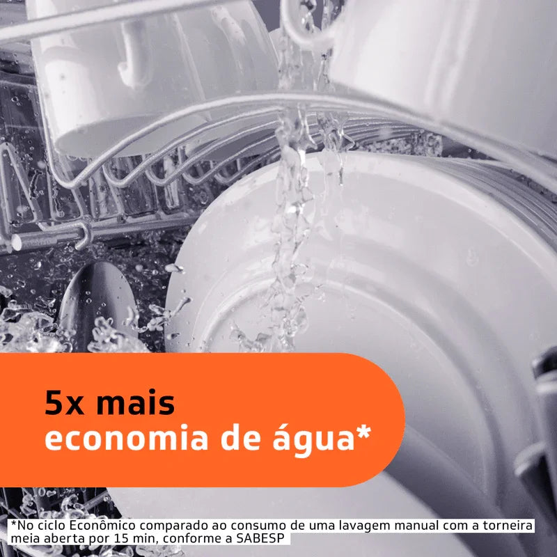 Lava Louças 8 Serviços Brastemp Cinza - BLF08BS