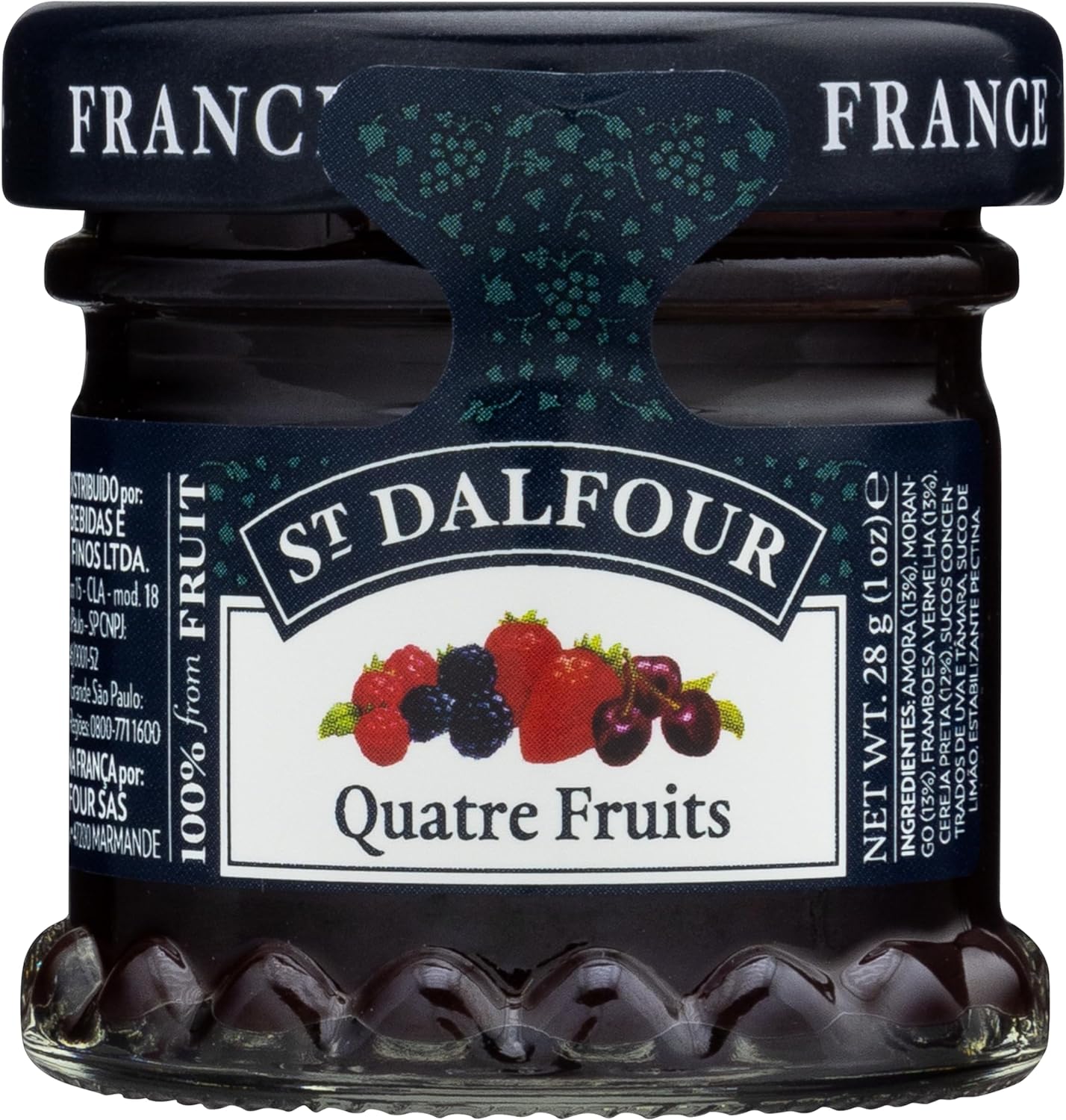 Mini Geleia Francesa St. Dalfour Quatro Frutas 28g