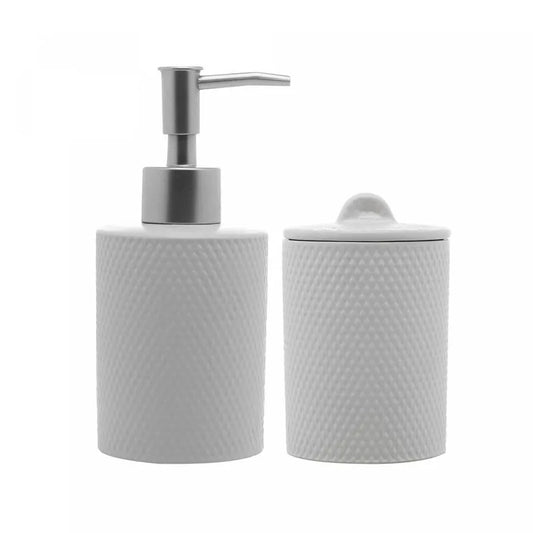 Conjunto 2 Peças para Banheiro de Cerâmica Balloon Branco Wolff