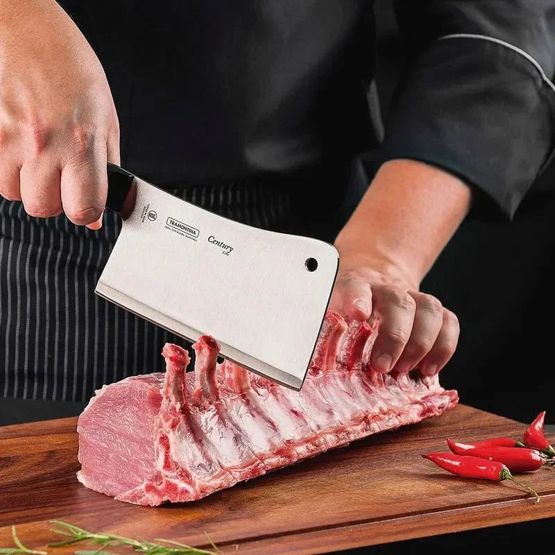 Cutelo Tramontina 6 Century Preto Lâmina de Aço Inox