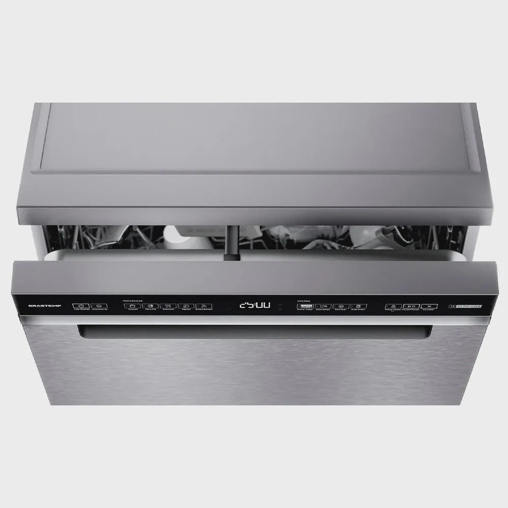 Lava-Louças Brastemp 15 Serviços BLF62ARBNA 60Hz Inox
