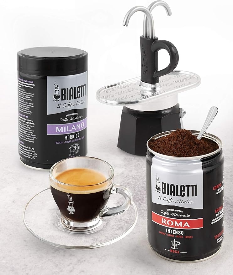 Cafeteira Bialetti Mini Express Preta 2 Xícaras