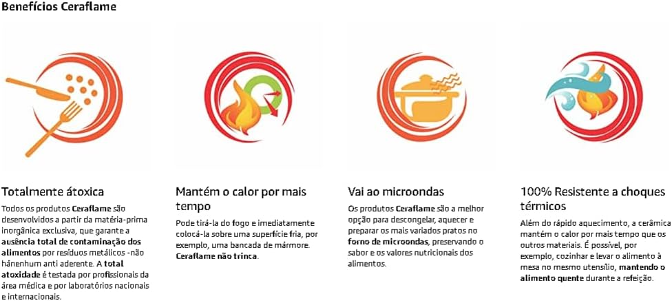 Chaleira De Cerâmica Ceraflame 2300Ml Tropeiro Cor Cobre
