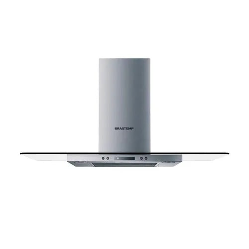 Coifa Vidro Plano Parede Brastemp 90 cm BAP90AR