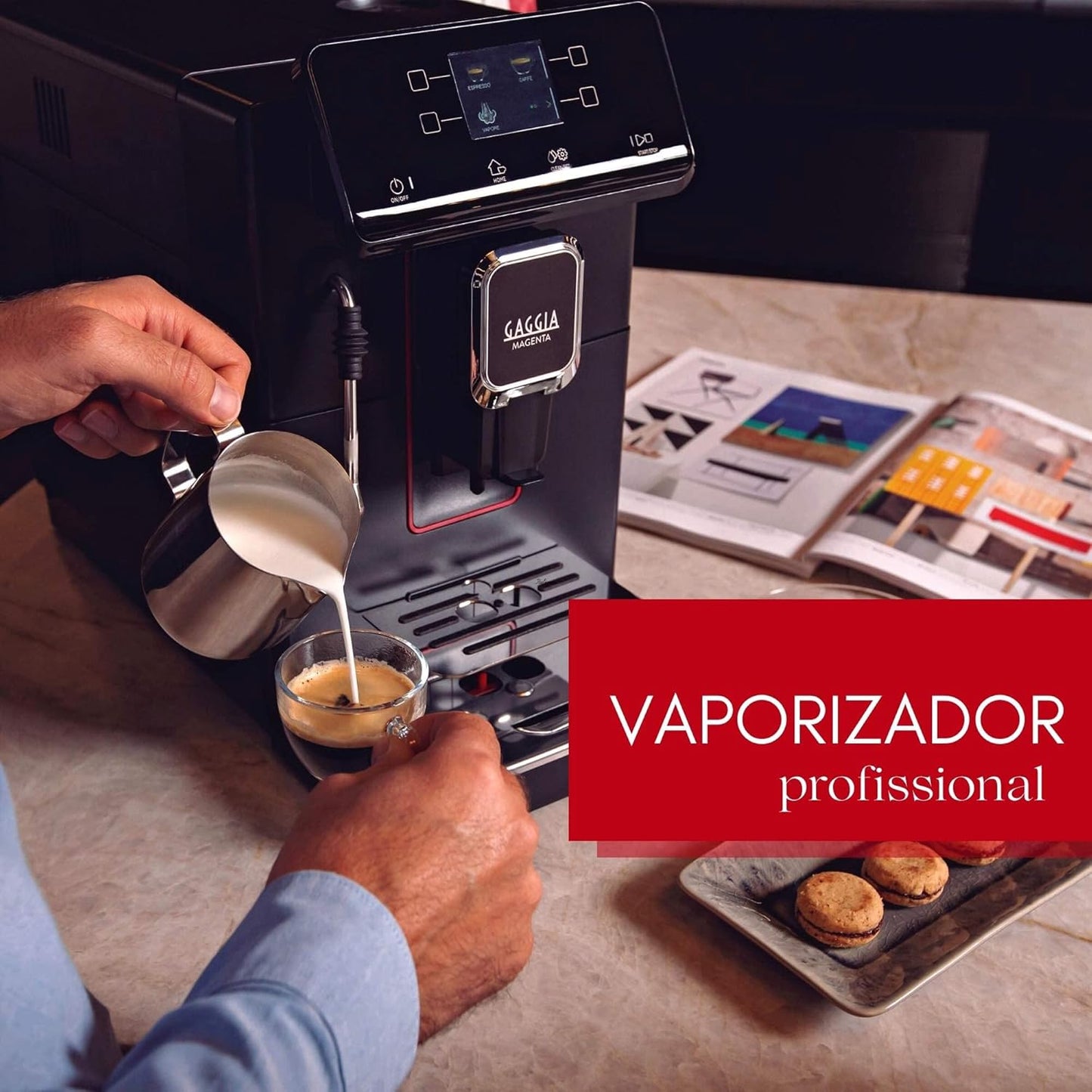 Cafeteira Gaggia Magenta Plus Italiana Espresso Automática