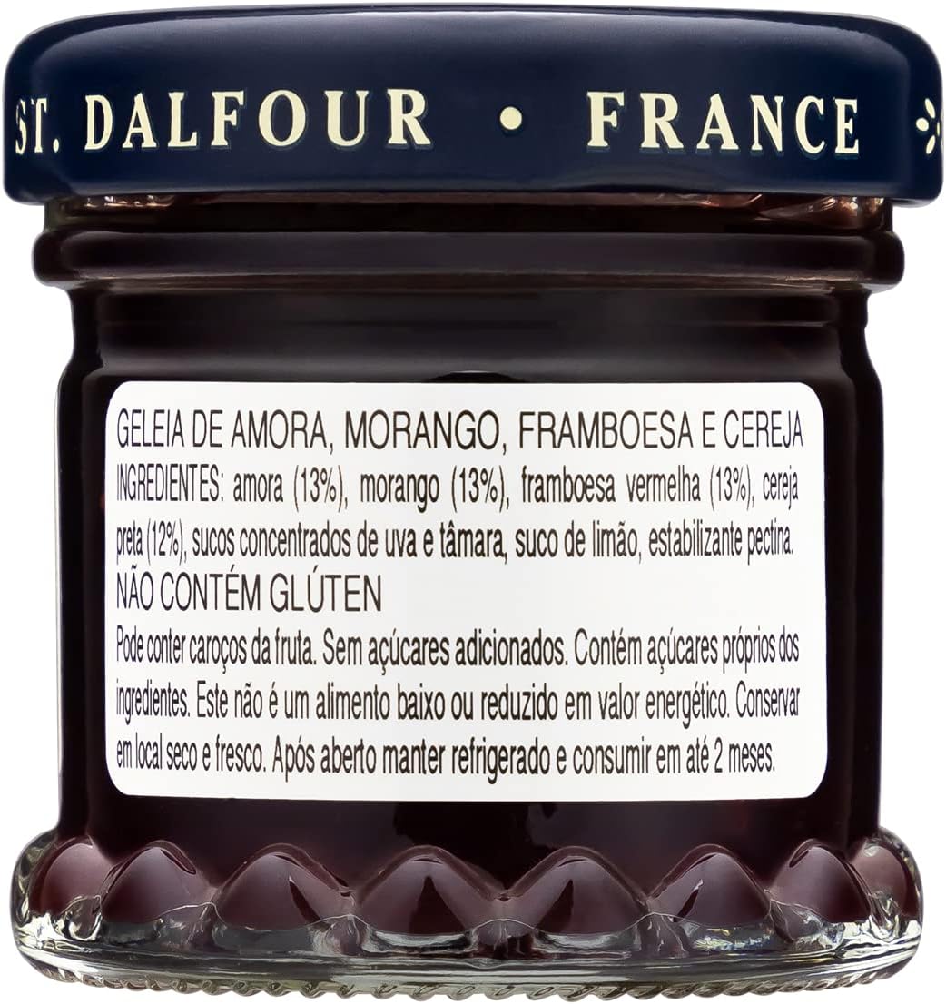 Mini Geleia Francesa St. Dalfour Quatro Frutas 28g
