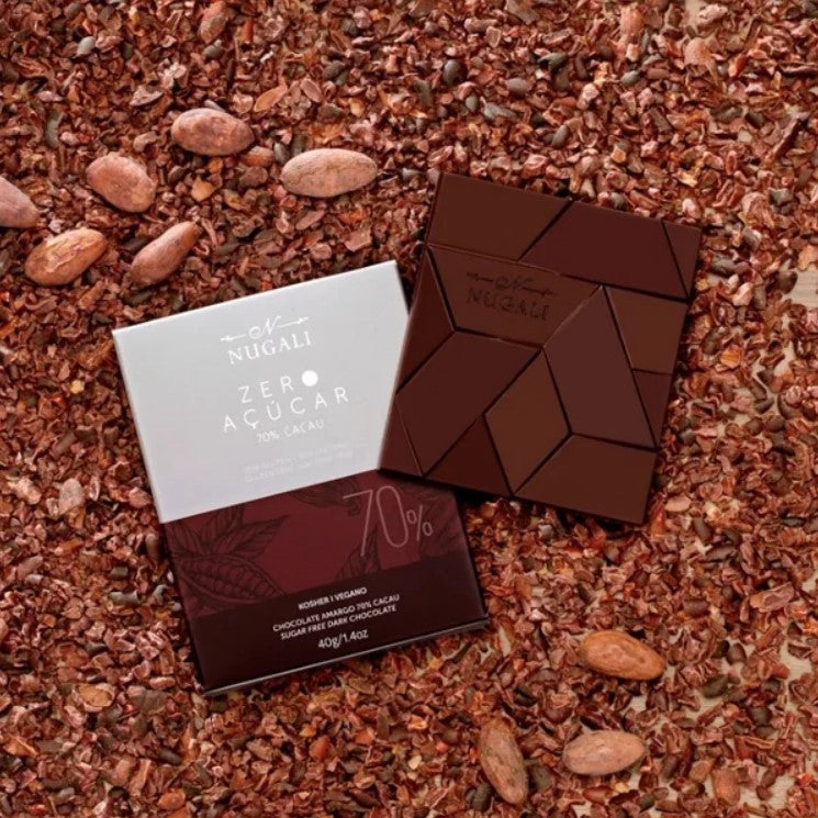 Chocolate Tablete Nugali 70% Cacau Zero 40g