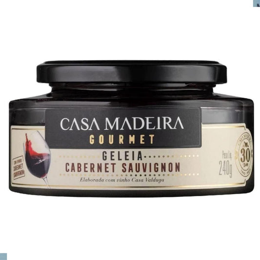 Geleia Gourmet Cabernet Sauvignon Casa Madeira 240g