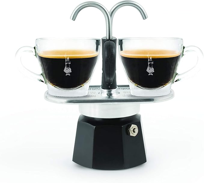 Cafeteira Bialetti Mini Express Preta 2 Xícaras