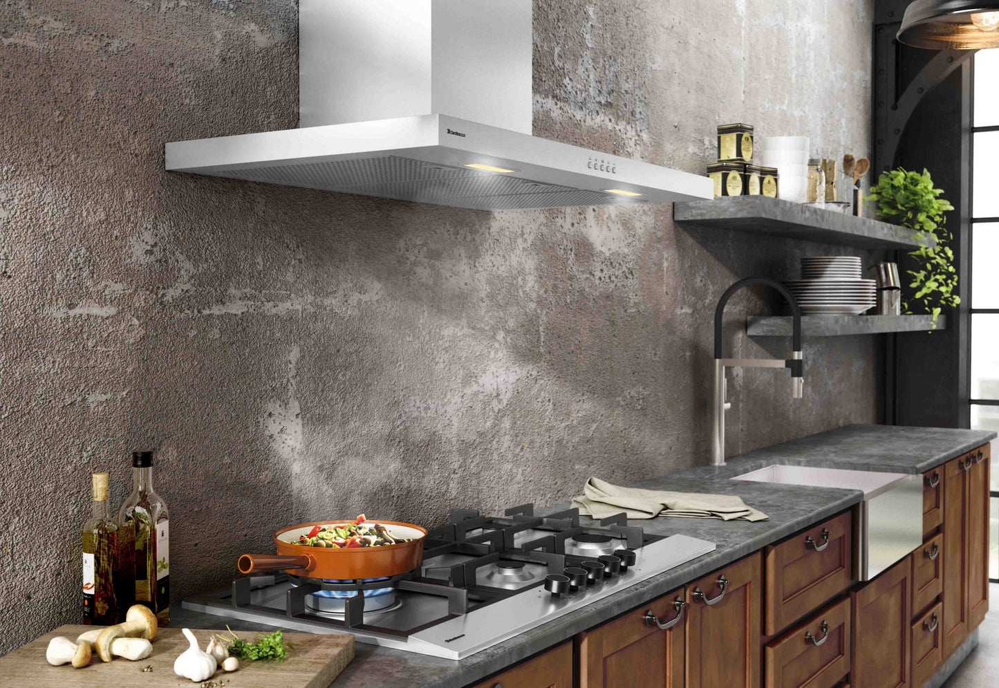 Coifa De Bacco Barcelona de Parede 90 cm