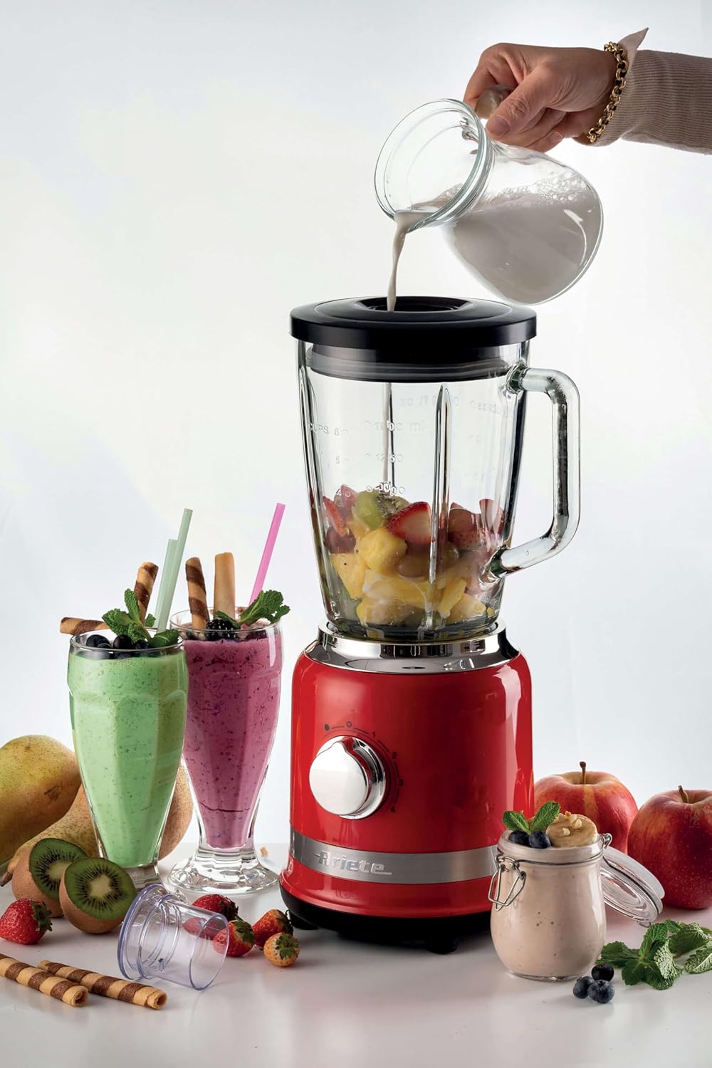Liquidificador Ariete Moderna Vermelho 1000W
