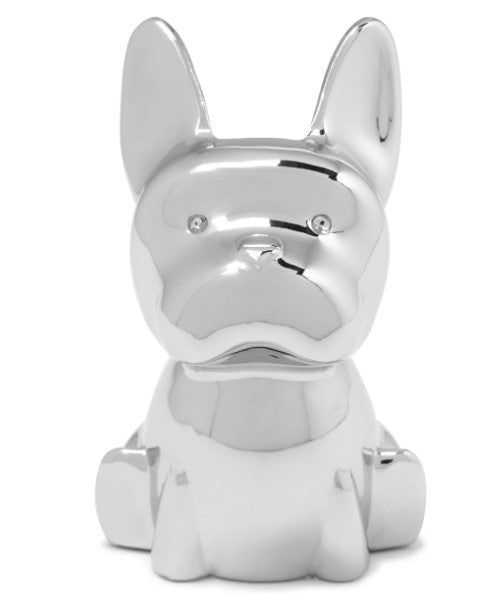 Porta Anel Zoola Cromado Umbra Cachorro Buldogue Francesa