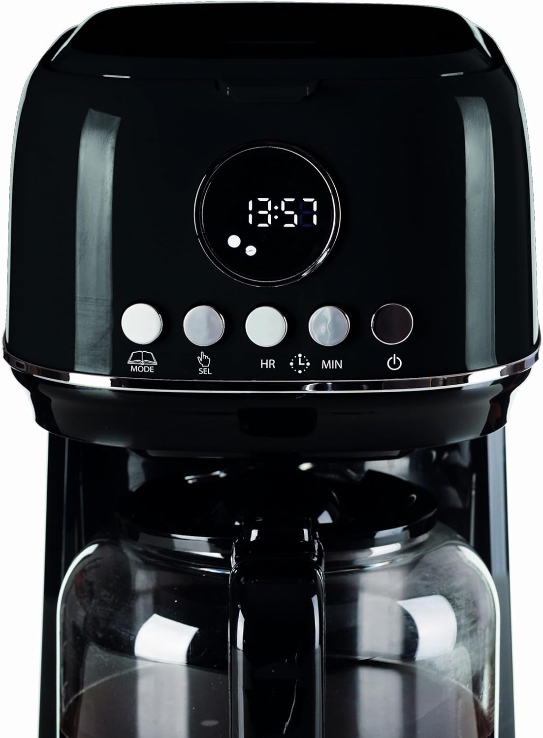 Máquina de CaféAriete Manual Moderna Preta