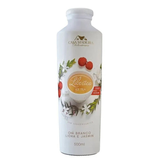 Chá Branco Com Lichia e Jasmim 500ml Casa Madeira