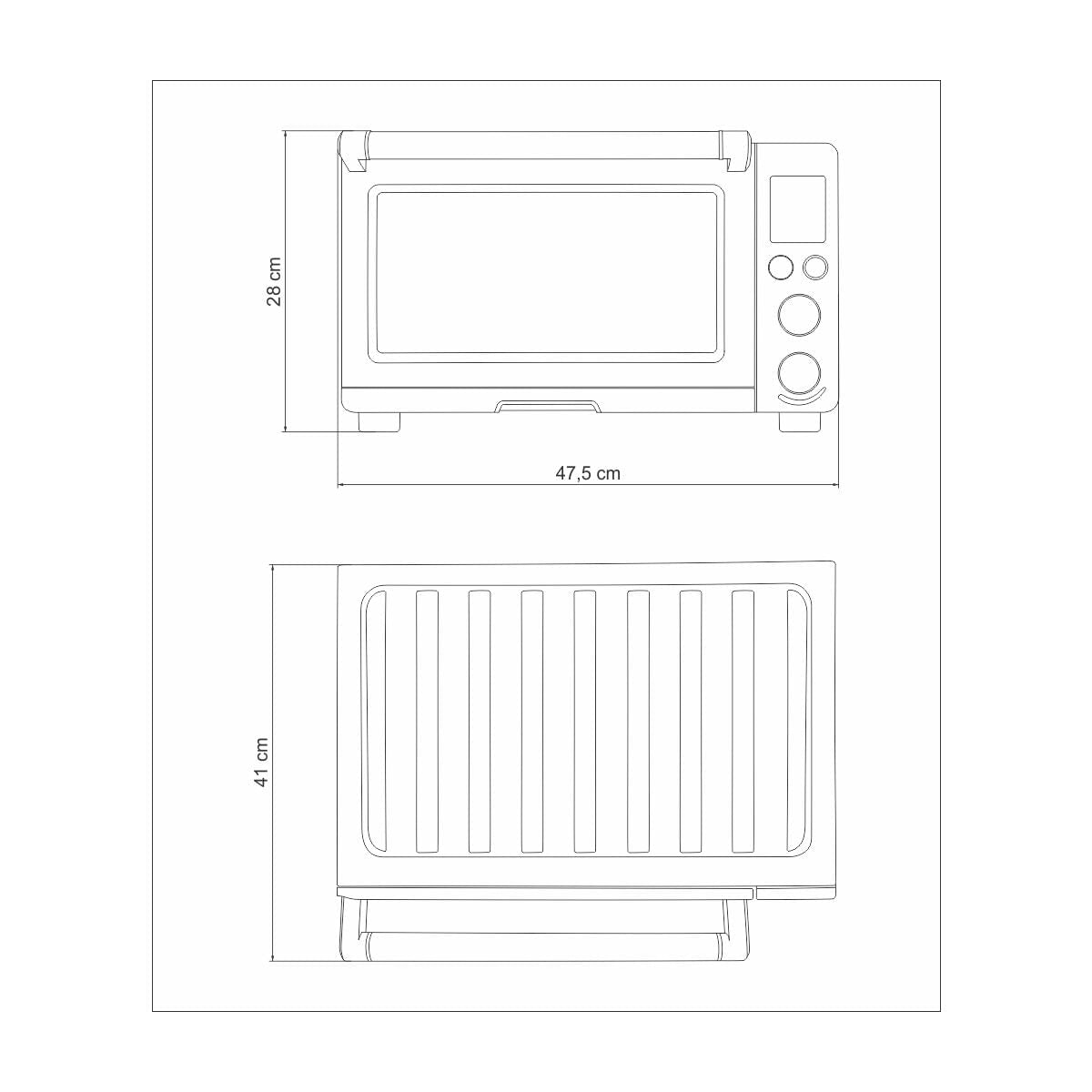Forno Elétrico Tramontina by Breville Smart em Aço Inox 9 Funções 22 L 220 V
