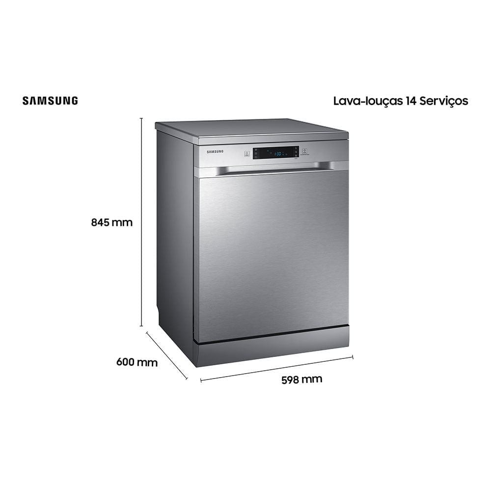 Lava-Louças Samsung DW60C7050 14 Serviços Inox