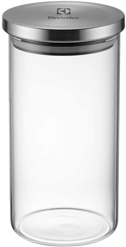 Kit Potes de Vidro Hermético 4 Peças Tampa Inox Electrolux
