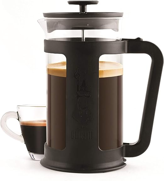 Cafeteira Prensa Francesa Bialetti Preta 1L