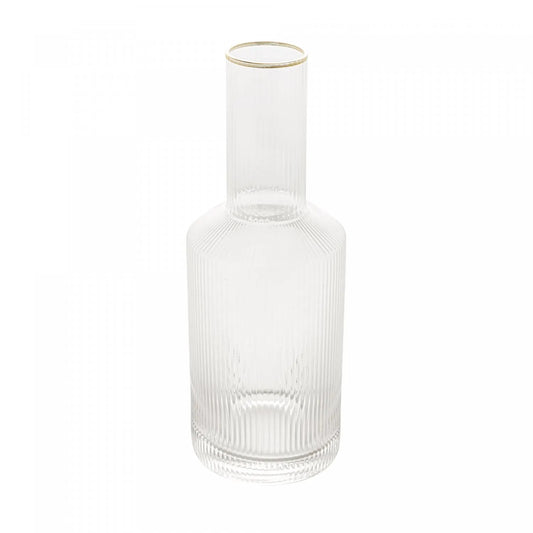 Garrafa de Cristal Wolff com Fio de Ouro Lines 800ml