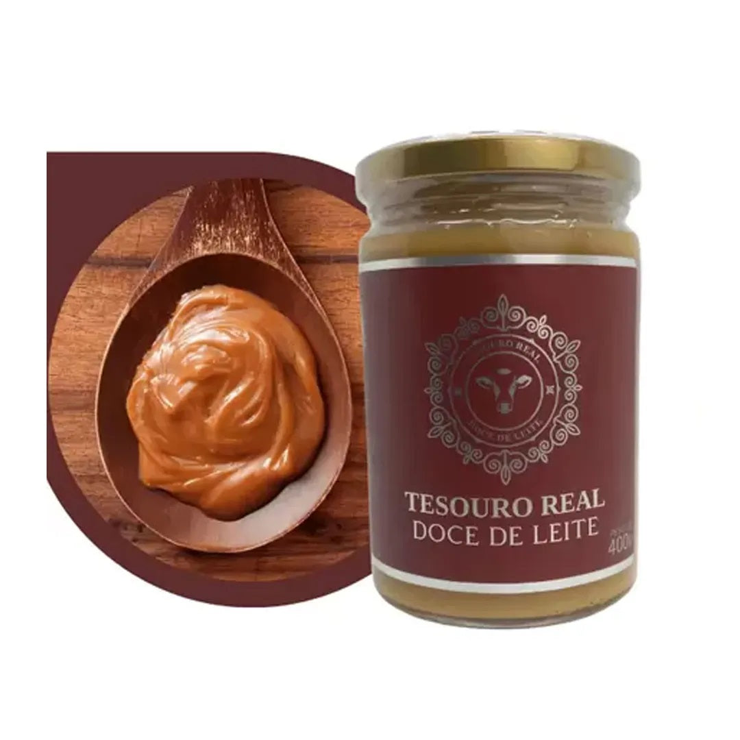 Doce de Leite Brasileiro Tesouro Real Tradicional 400g