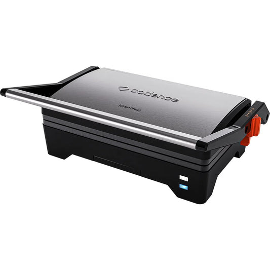 Grill Cadence Inox Chapa Firme