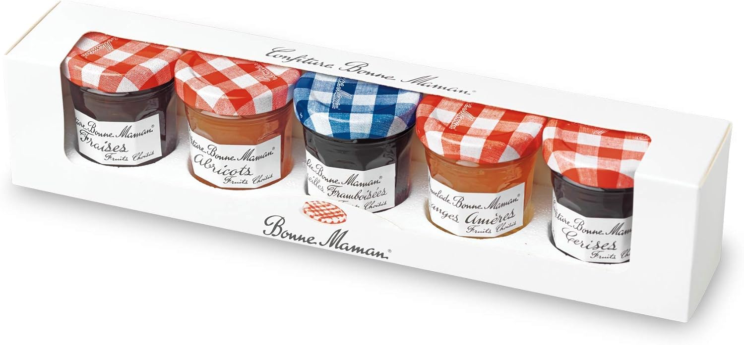 Geleia Bonne Maman Kit Presente 5 Sabores 50G Cada