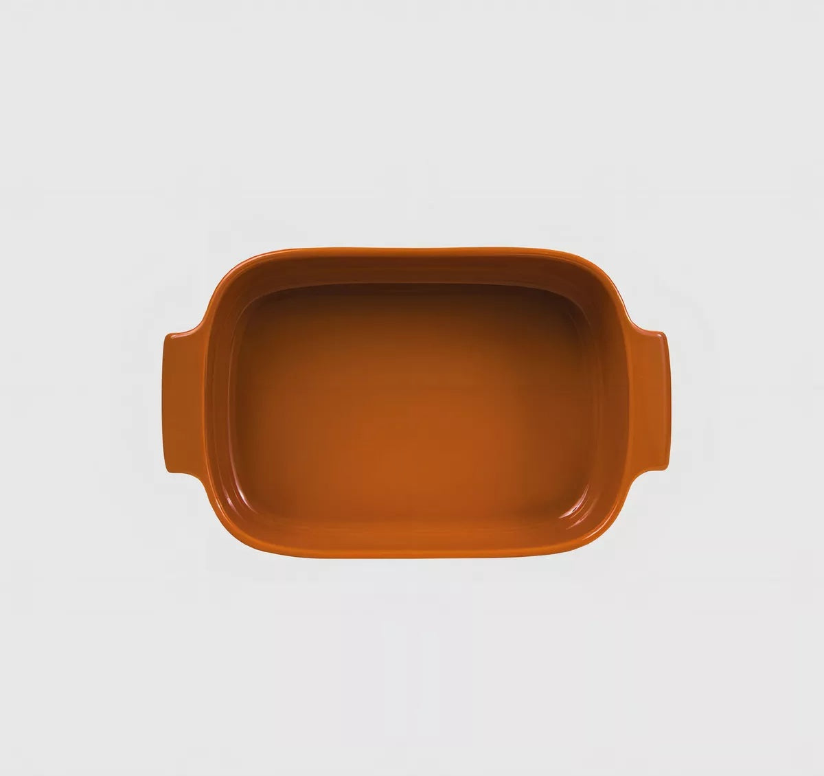 Travessa Retangular Porcelana Laranja Germer 28x17cm