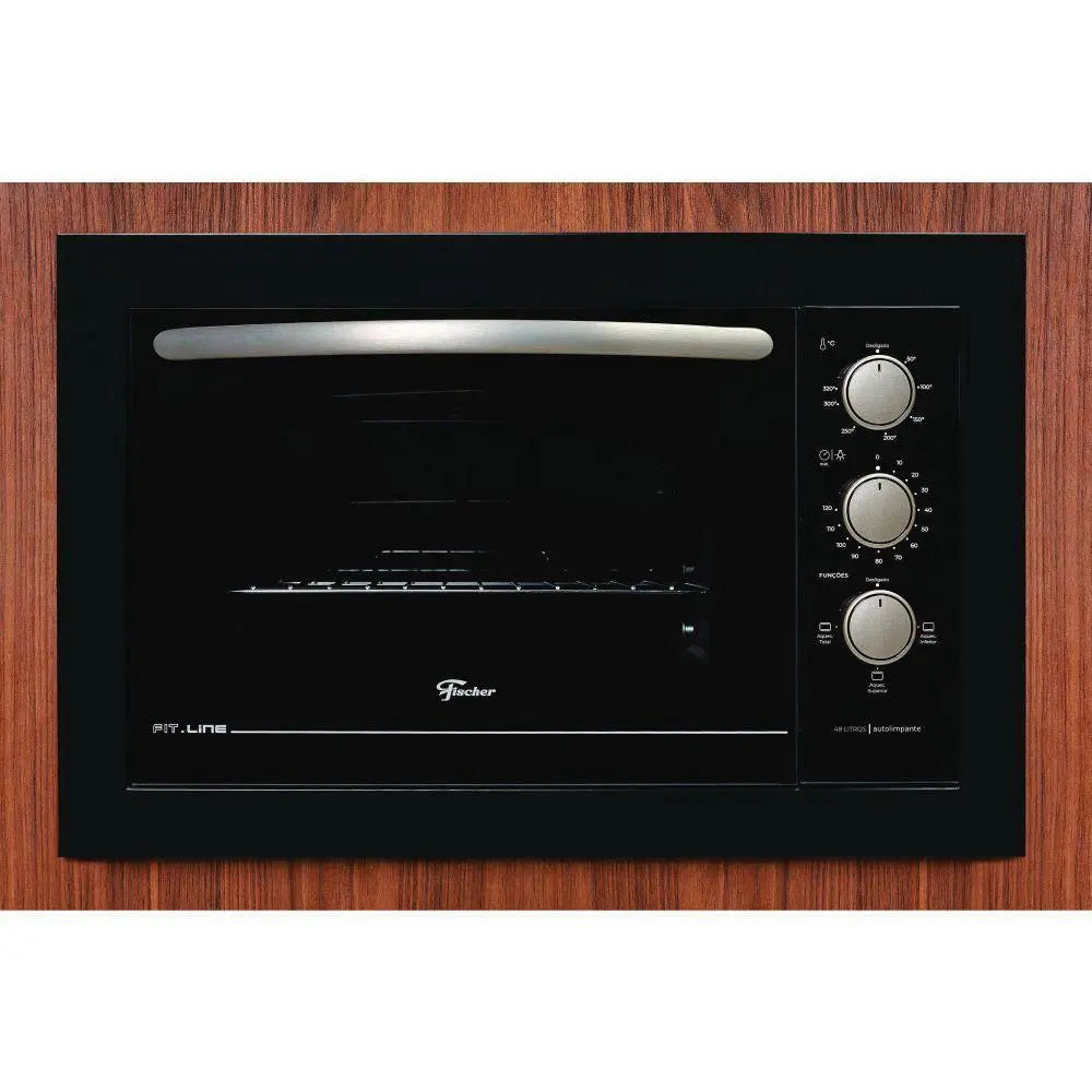 Forno Elétrico de Embutir Fischer Fit Line 48L