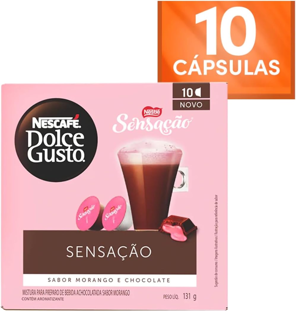 Cápsulas de Café Dolce Gusto Sensação 10 Cápsulas