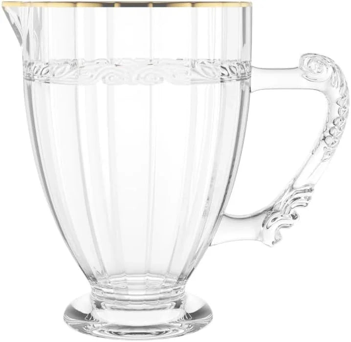 Jarra de Cristal Ecológico com Fio de Ouro Imperial 1,3L Lyor