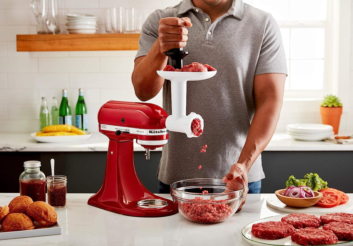 Moedor de Alimentos para Stand Mixer KitchenAid KIO02DXONA