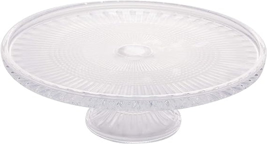 Prato Para Bolo Woodart Cristal de Chumbo Com Pé Queen