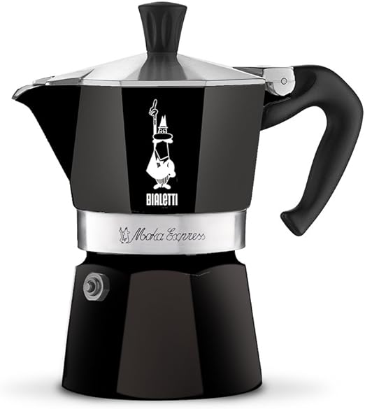 Cafeteira Moka Bialetti Express 3 Xicaras Preta
