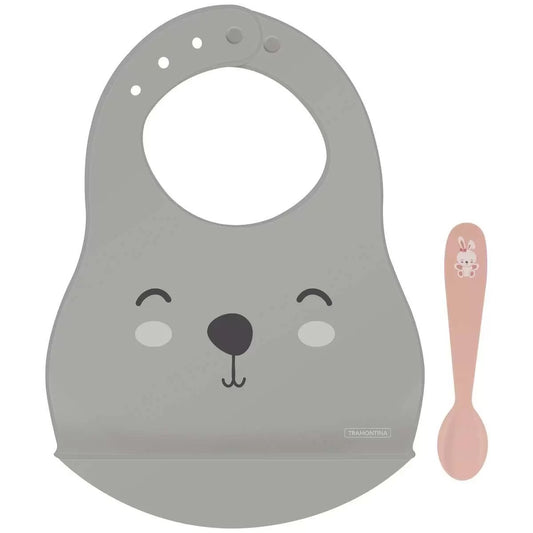 Kit Babador e Colher Infantil Le Petit 02 Peças Tramontina