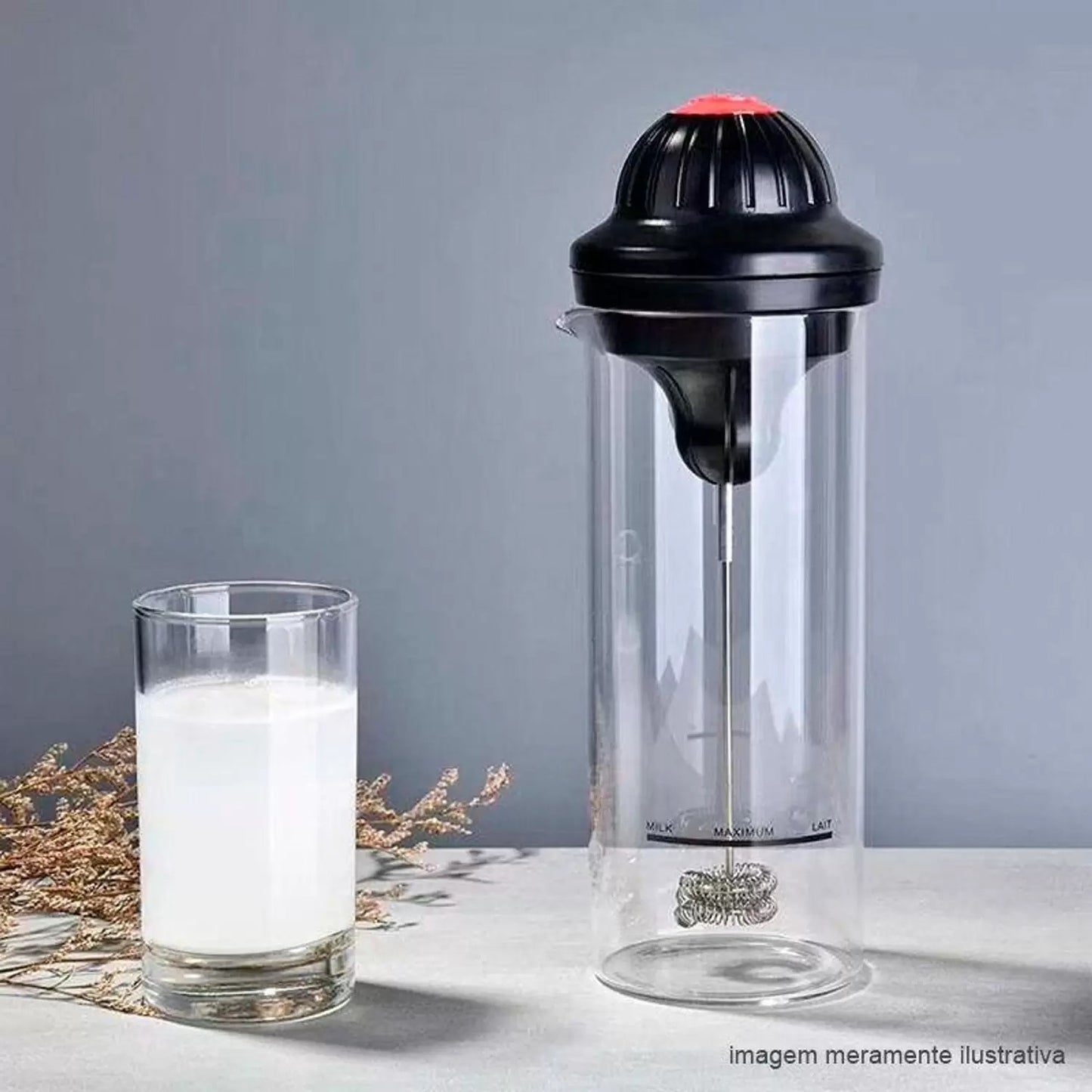 Mixer Multiuso Wolff com Copo de Vidro Borossilicato 450ml