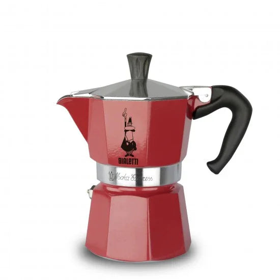 Cafeteira Italiana Bialetti Moka Express 3 Xícaras Vermelha