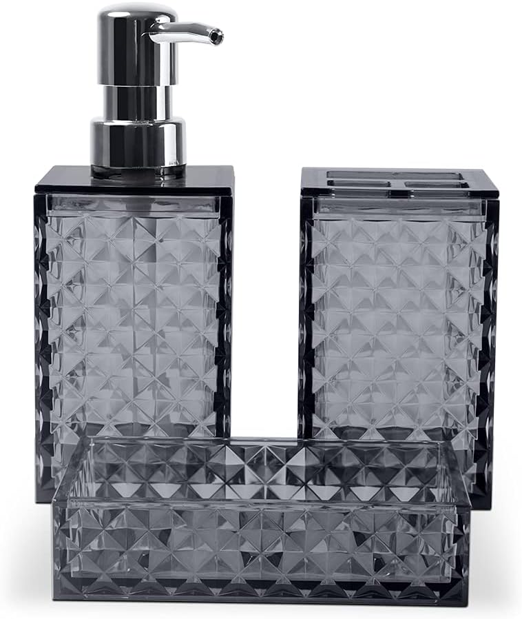 kit Banheiro Haus Classic 3 Peças Fumê
