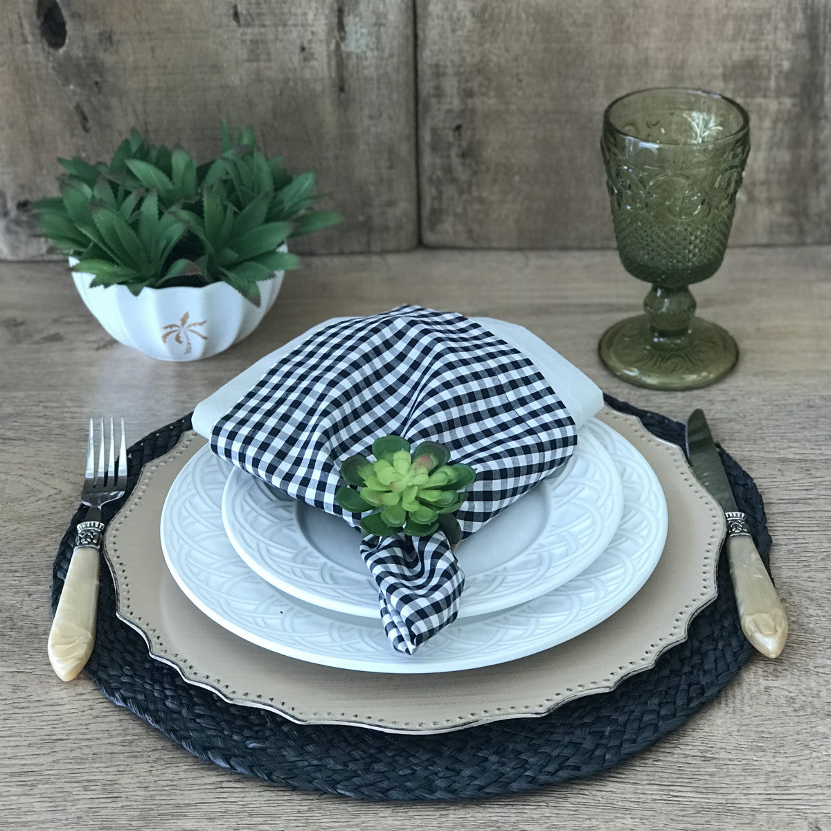 Jogo Americano Paramount Redondo Fibra Natural Algodão 38cm