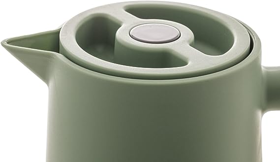 Garrafa Térmica Nórdica c/ Cabo Madeira 1L Verde