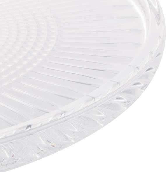 Prato Para Bolo Woodart Cristal de Chumbo Com Pé Queen